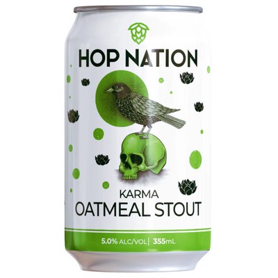 HOP NATION KARMA OATMEAL STOUT CAN 375ML