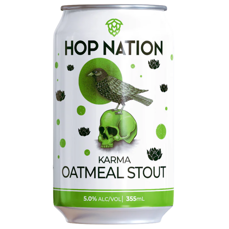 HOP NATION KARMA OATMEAL STOUT CAN 375ML