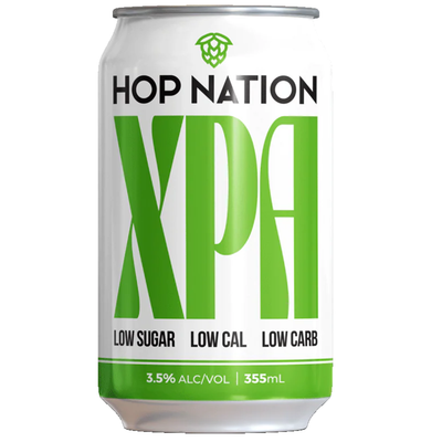 HOP NATION LOW CARB XPA CAN 355ML