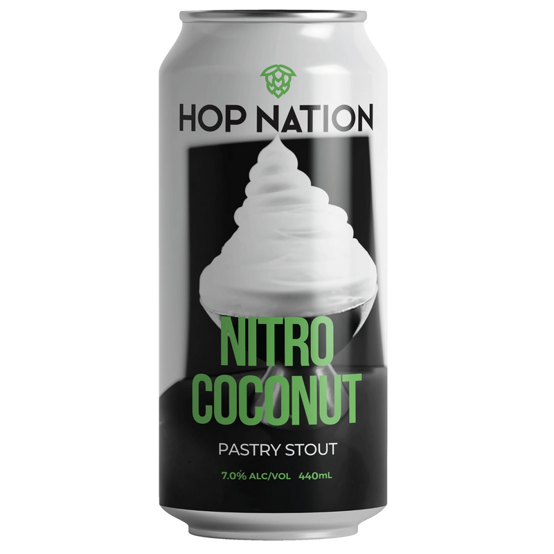 HOP NATION NITRO COCONUT PASTRY STOUT CAN 440ML