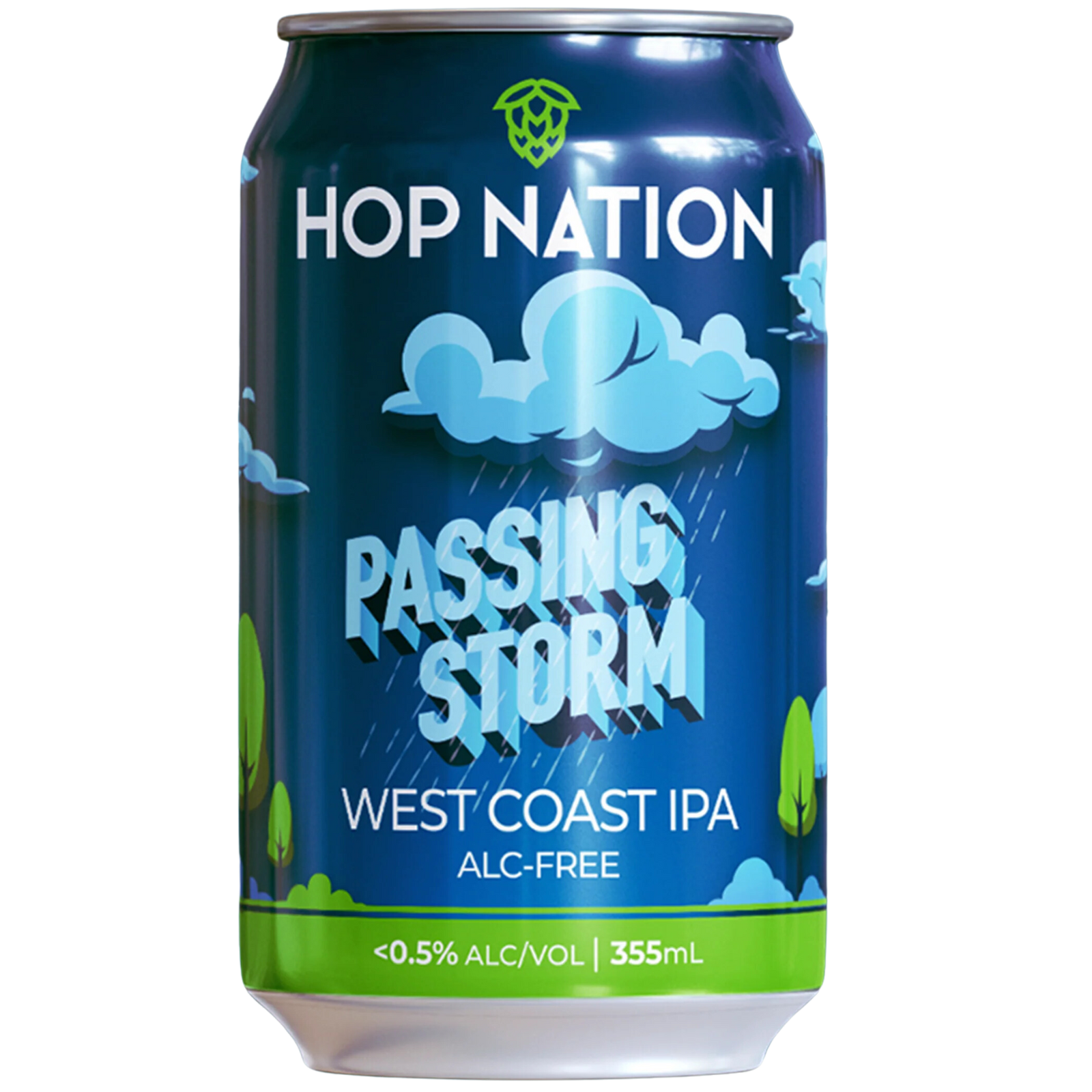 HOP NATION PASSING STORM NON-ALCOHOLIC WEST COAST IPA CAN 355ML