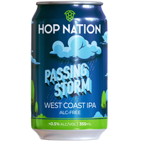 HOP NATION PASSING STORM NON-ALCOHOLIC WEST COAST IPA CAN 355ML