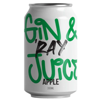 HOP NATION RAY GIN & JUICE APPLE CAN 330ML