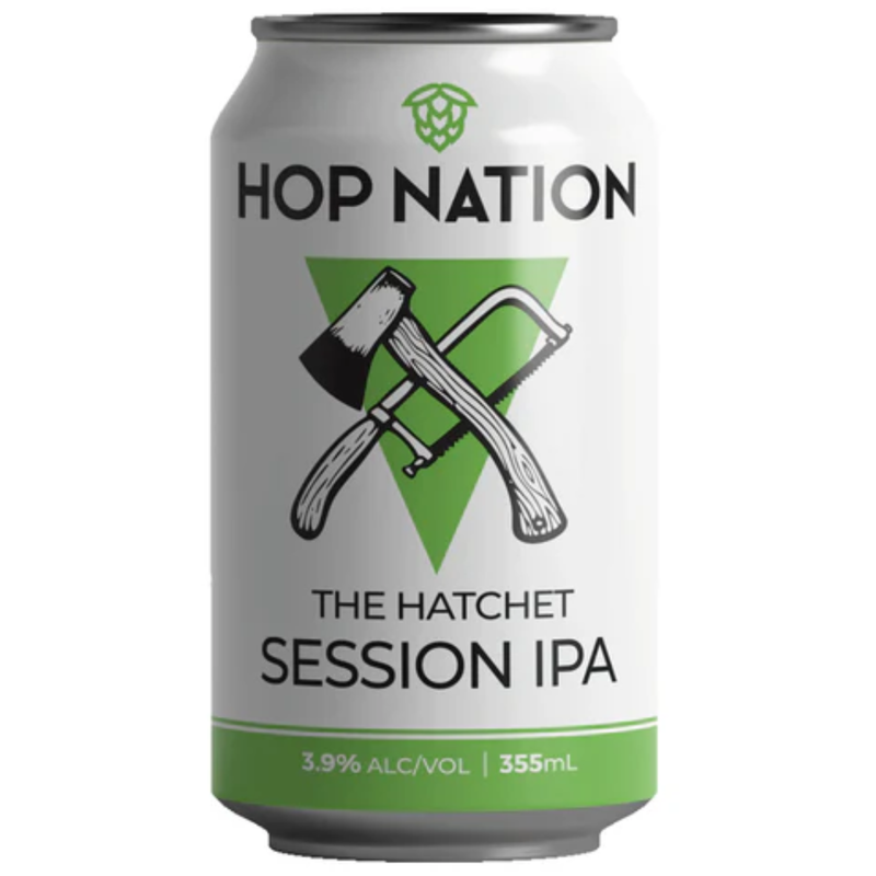 HOP NATION THE HATCHET SESSION IPA CAN 355ML