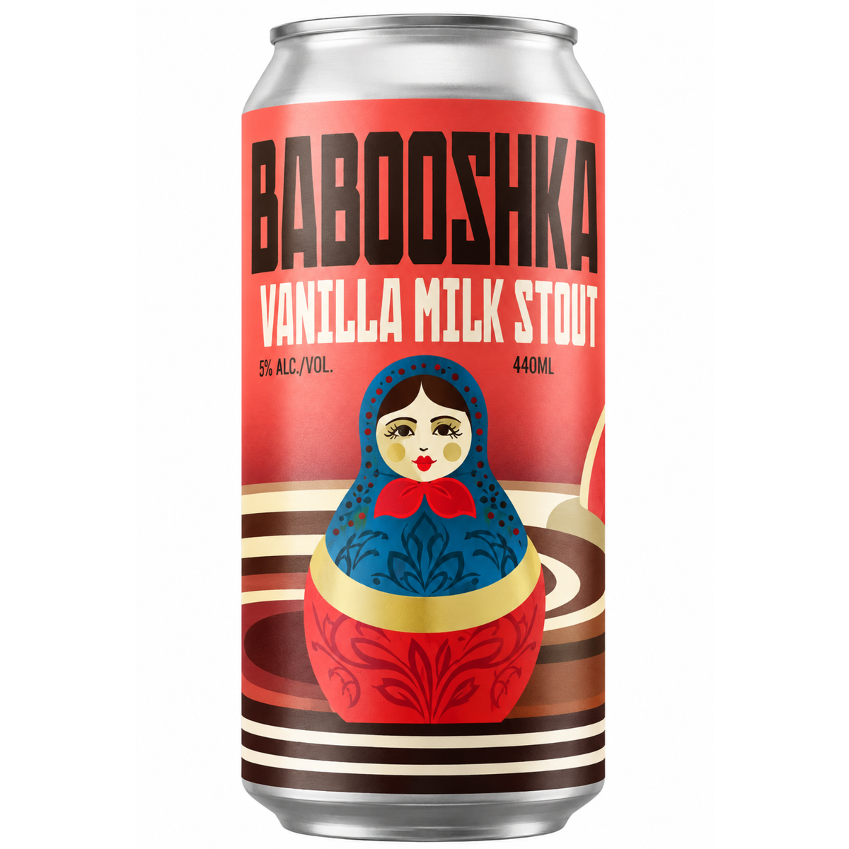 Hargreaves Hill Babooshka Vanilla Milk Stout Can 440ml