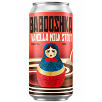 Hargreaves Hill Babooshka Vanilla Milk Stout Can 440ml