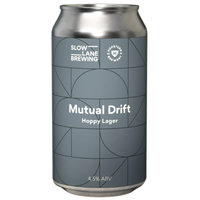 Hopsters Brewing Co Op Mutual Drift Hoppy Lager Can 375ml