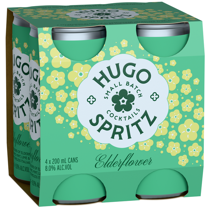 Hugo Elderflower Sprintz Cans (4 pack) 