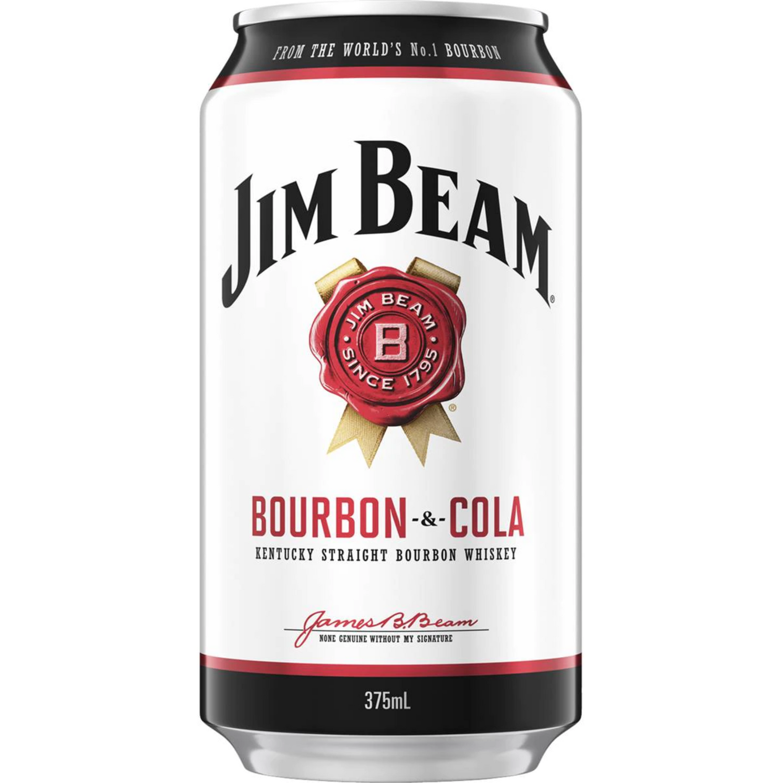 JIM BEAM WHITE & COLA CAN 375ML