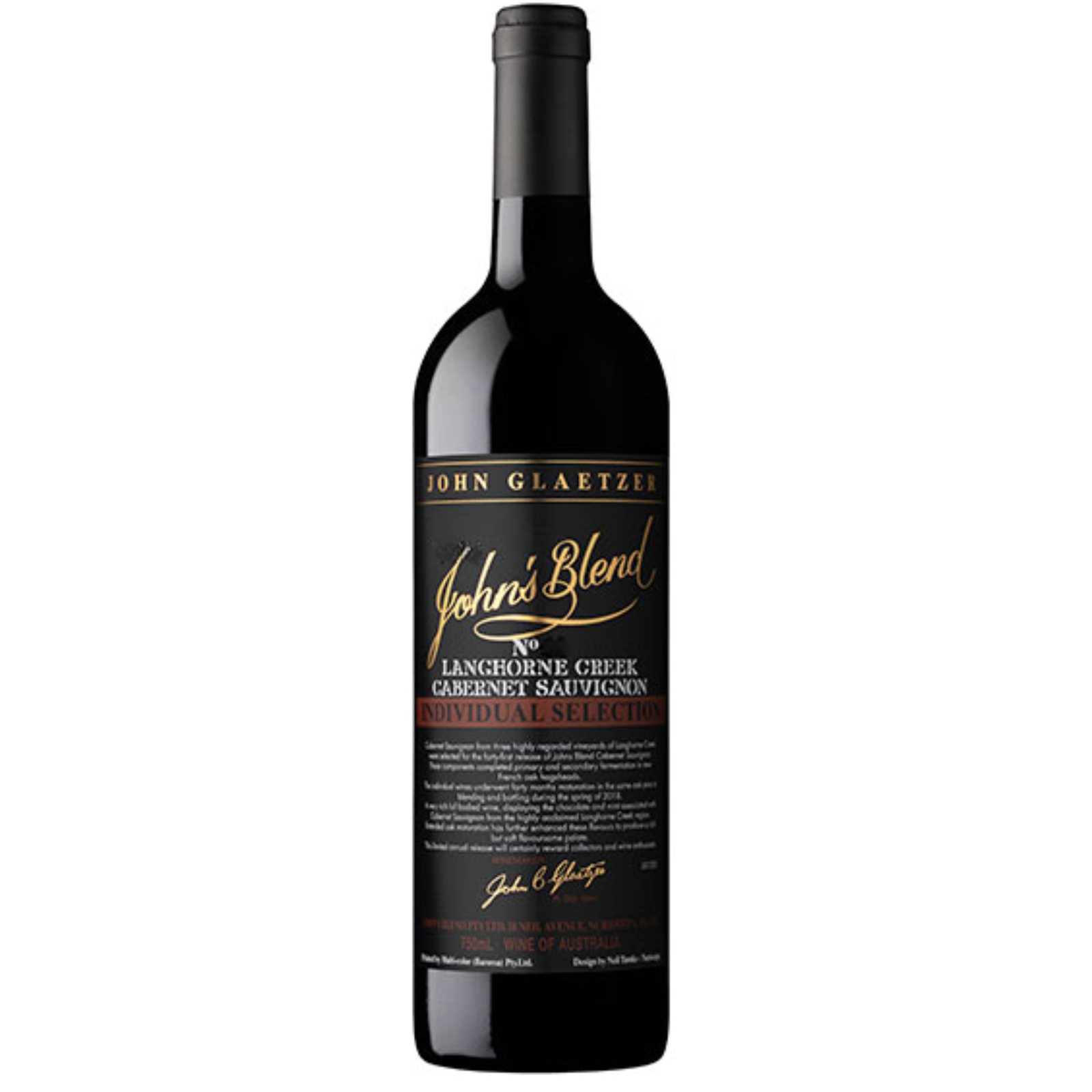 John Glaetzer John's Blend No. 45 Cabernet Sauvignon 2020 750ml