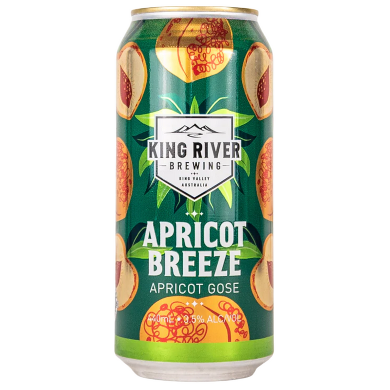 KING RIVER BREWING APRICOT BREEZE APRICOT GOSE CAN 440ML