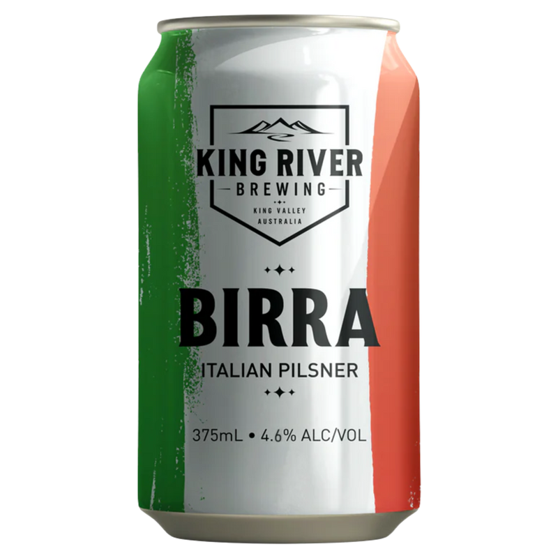 KING RIVER BREWING BIRRA ITALIAN PILSNER CAN 375ML