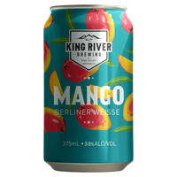 KING RIVER BREWING MANGO BERLINER WEISSE CAN 375ML