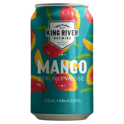 KING RIVER BREWING MANGO BERLINER WEISSE CAN 375ML