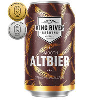 KING RIVER BREWING SMOOTH ALTBIER CAN 375ML