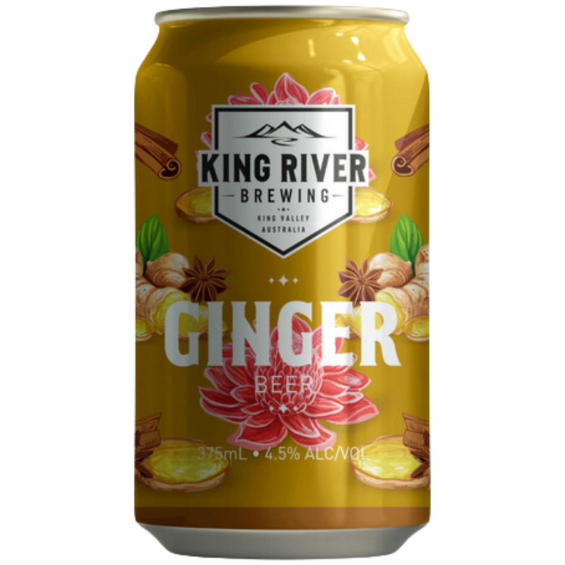 KING RIVER GINGER BEER CAN 375ML