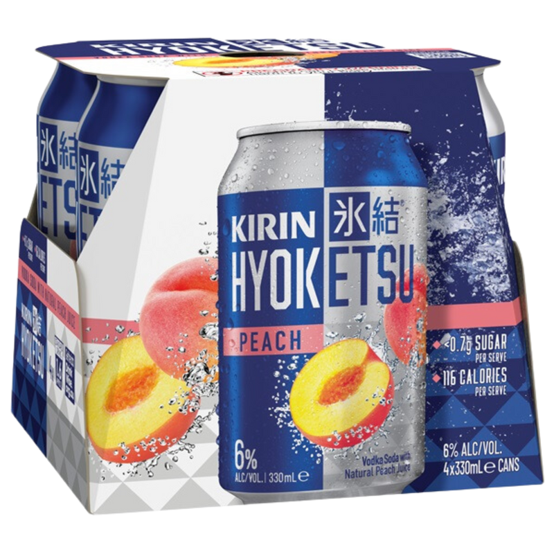 KIRIN HYOKETSU PEACH CAN 330ML