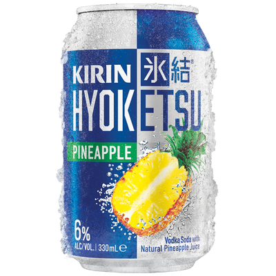 KIRIN HYOKETSU PINEAPPLE CAN 330ML 4 PACK