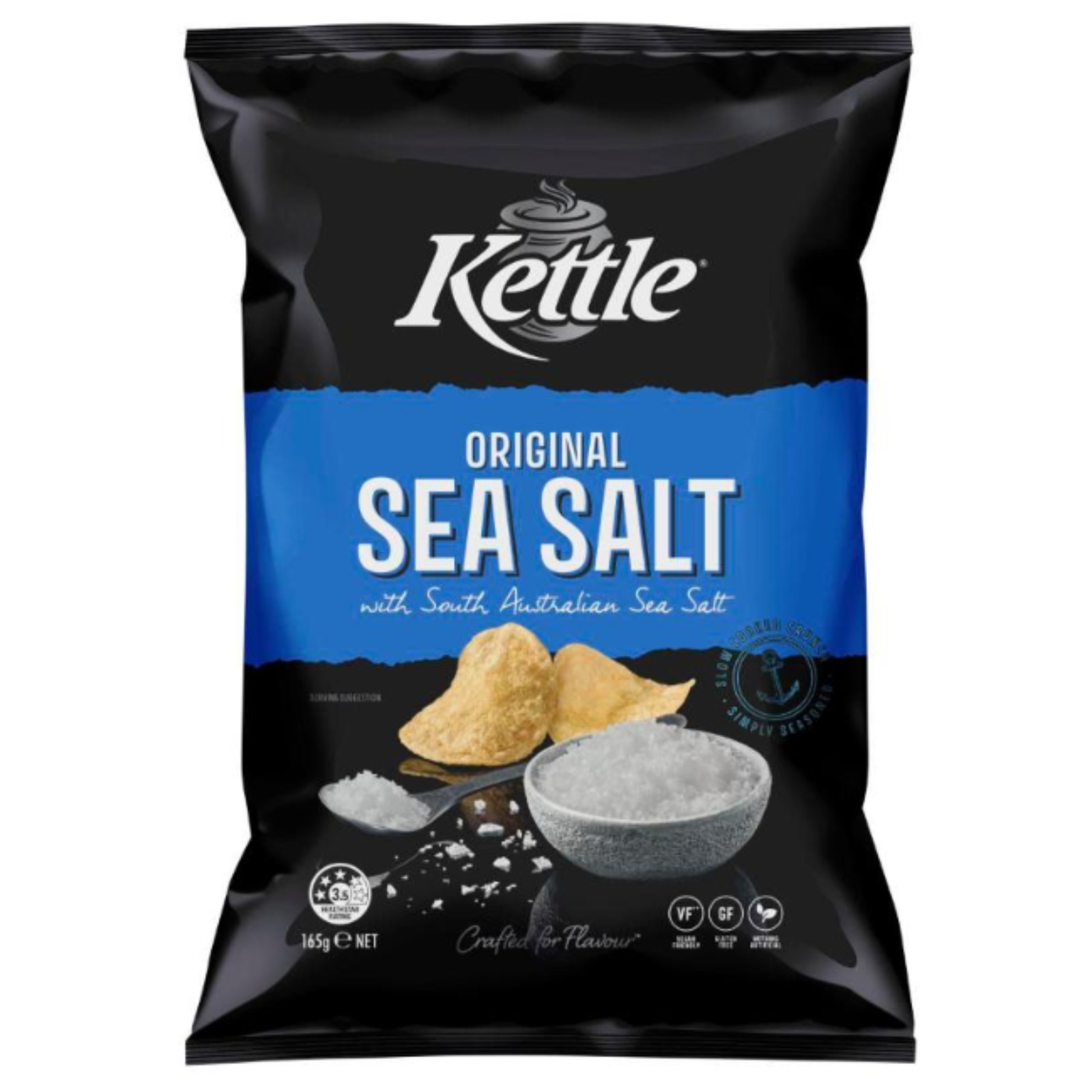 Kettle Sea Salt Chips 165g