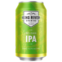 King River Brewing Belgian IPA Can 375ml