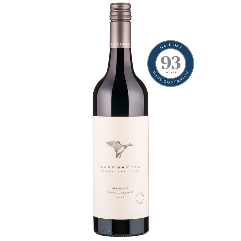 LAKE BREEZE BERNOOTA SHIRAZ CABERNET 2022 750ML 93