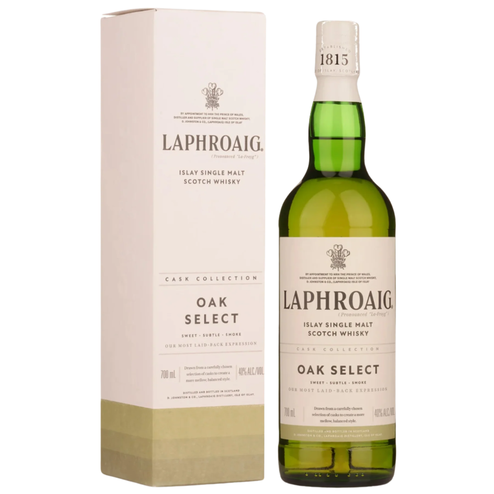 LAPHROAIG OAK SELECT CASK SINGLE MALT SCOTCH WHISKY 700ML
