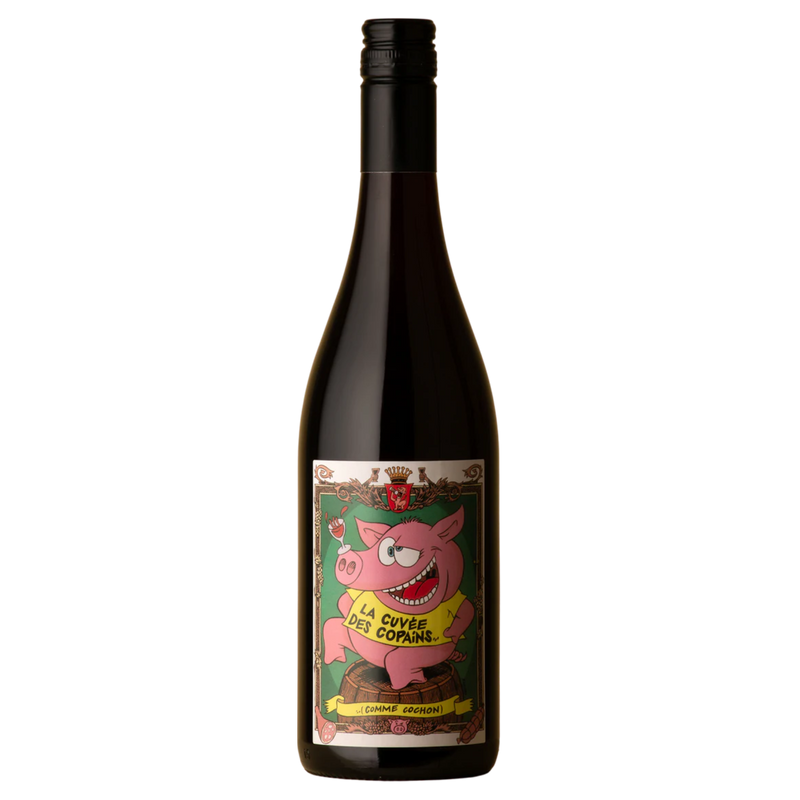 LA CUVEE DES COPAINS COTES DU RHONE THE PIG WINE 750ML