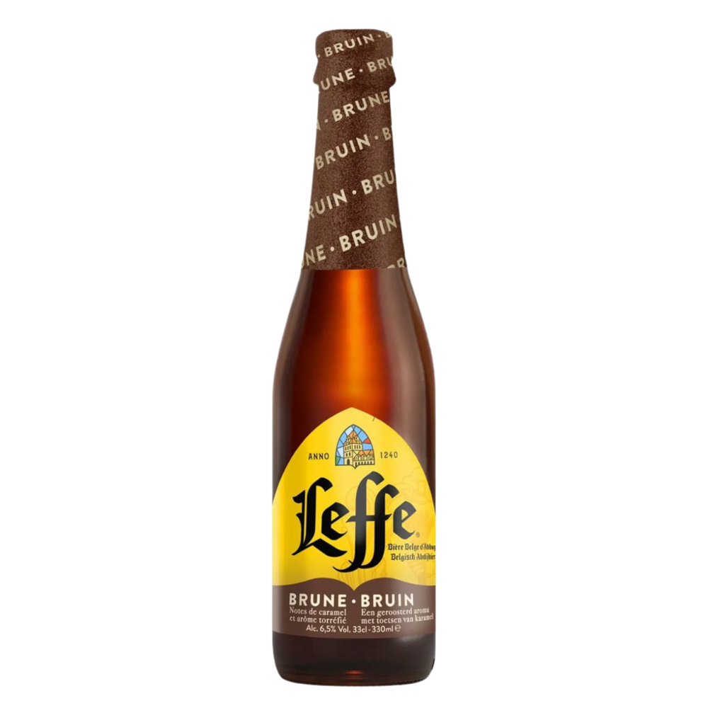 LEFFE BRUNE BOTTLE 330ML