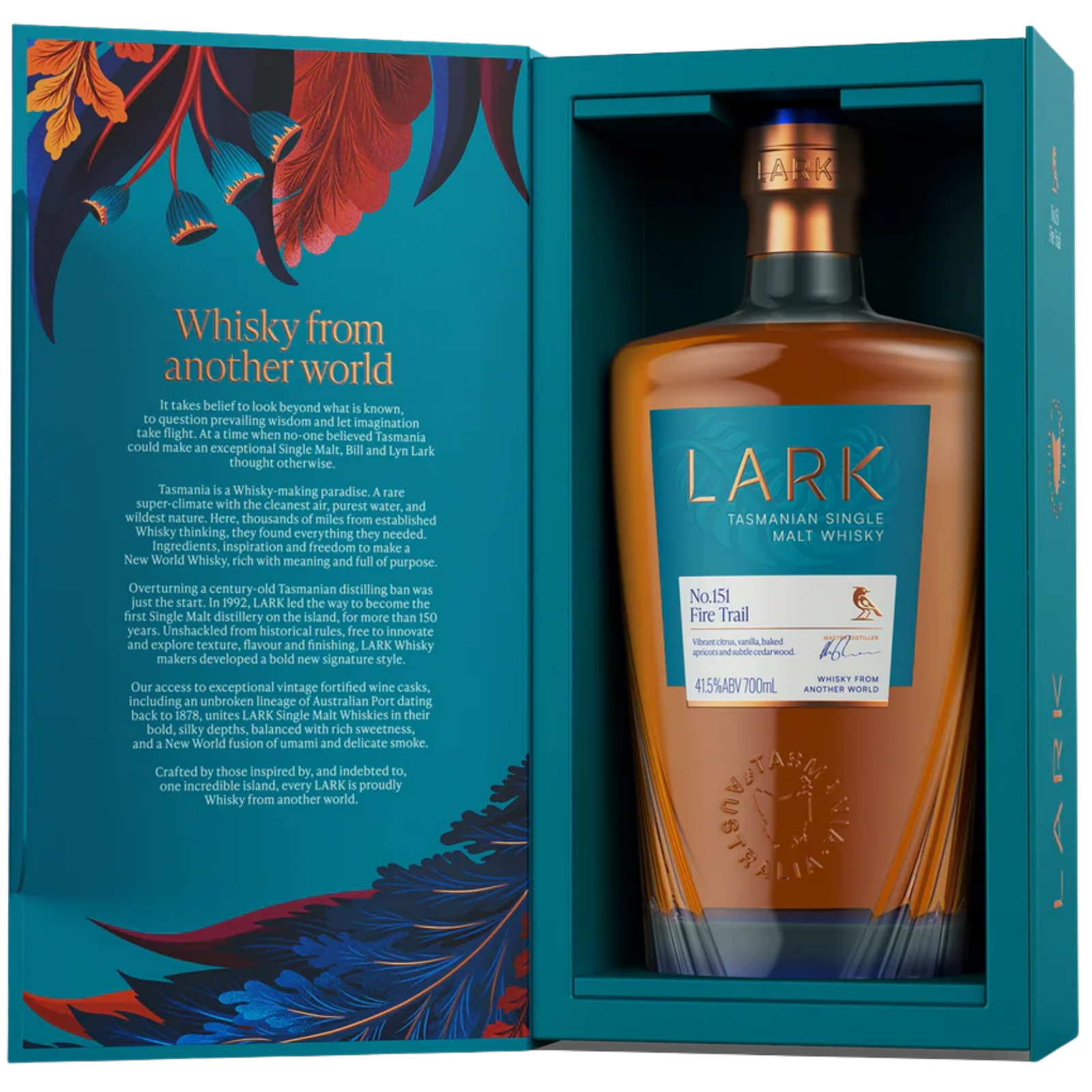 Lark Fire Trail No.151 Single Malt Whisky 41.5% 700ml