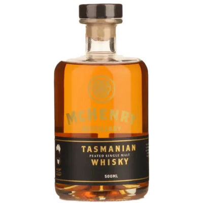 MCHENRY DISTILLERY PEATED SINGLE MALT WHISKY 500ML