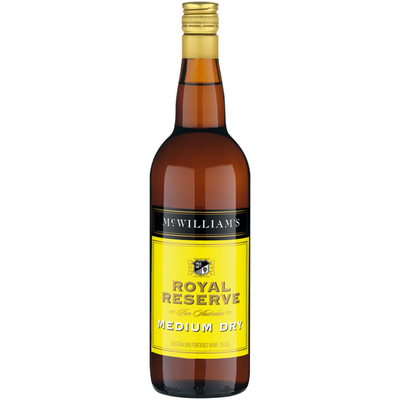 MCWILLIAMS ROYAL RESERVE MEDIUM DRY SHERRY 750ML