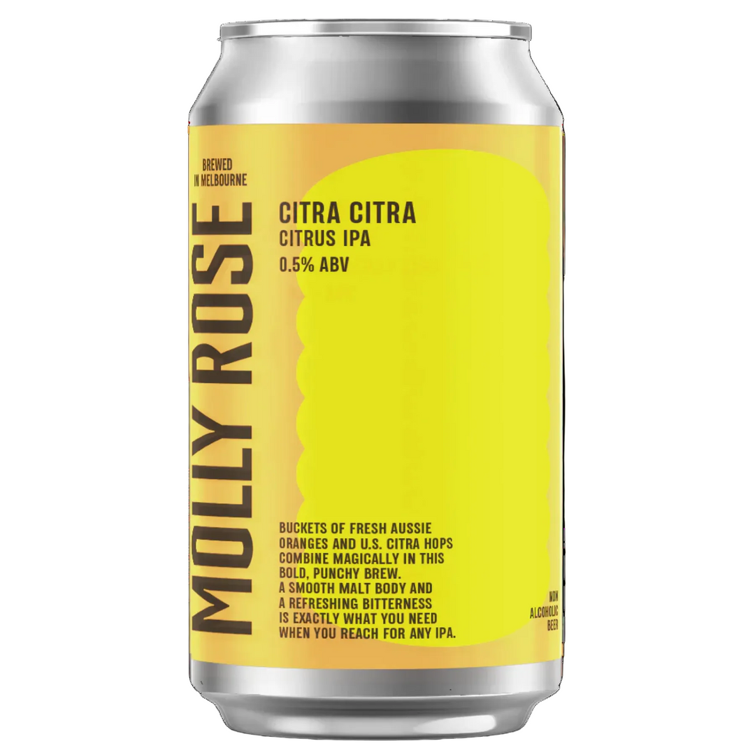 MOLLY ROSE NON-ALCOHOLIC CITRA CITRA CITRUS IPA CAN 375ML