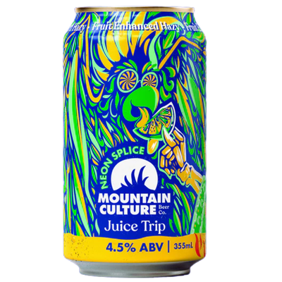MOUNTAIN CULTURE JUICE TRIP NEON SPLICE CAN 355ML