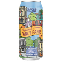 MOUNTAIN GOAT IMPERIAL FANCY PANTS DRY HOPPED AMBER ALE FRENCH OAK BARRELS CAN 500ML