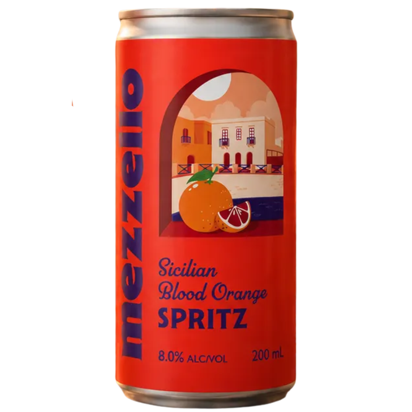 Mezzello Sicilian Blood Orange Spritz Can 200ml