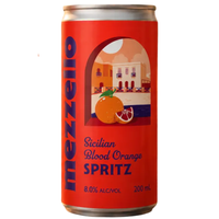 Mezzello Sicilian Blood Orange Spritz Can 200ml