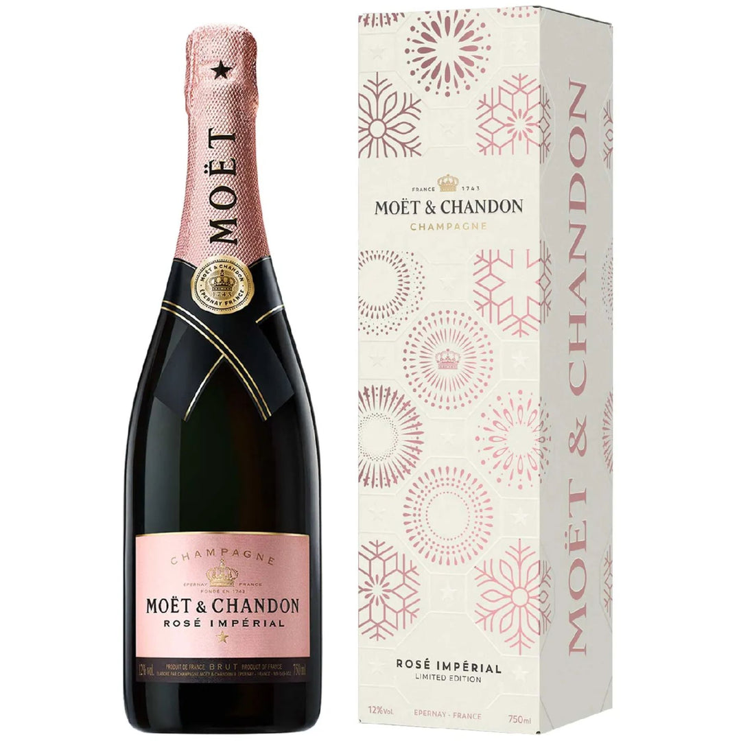 Moet & Chandon Rose Imperial NV with Star Burst Gift Box