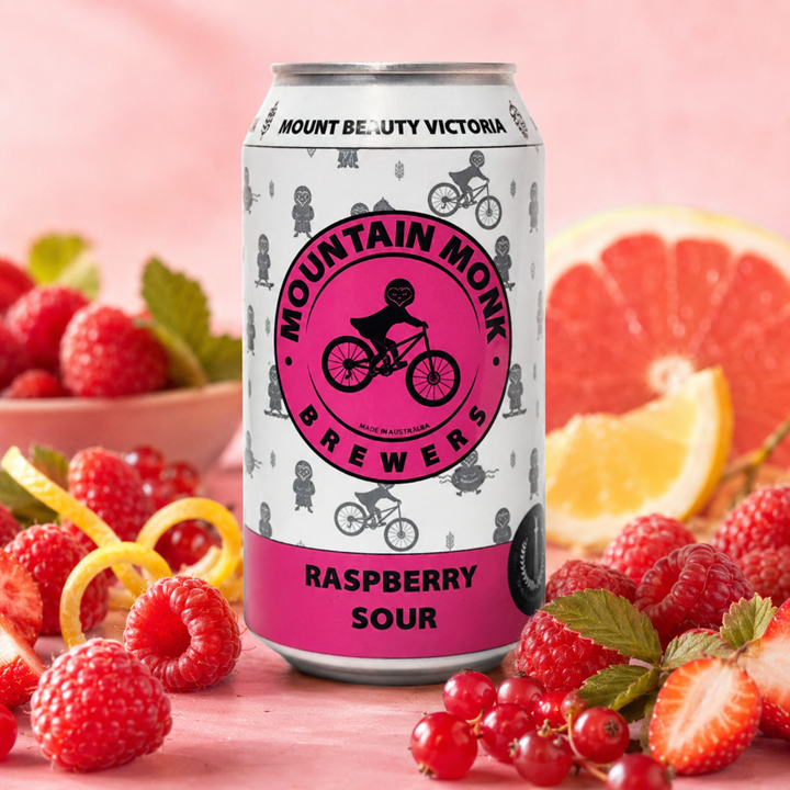 Mountain Monk Brewers Raspberry Sour Can