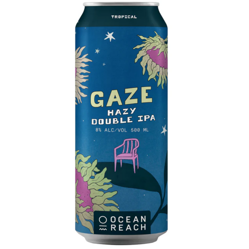 OCEAN REACH GAZE HAZY DOUBLE IPA CAN 500ML