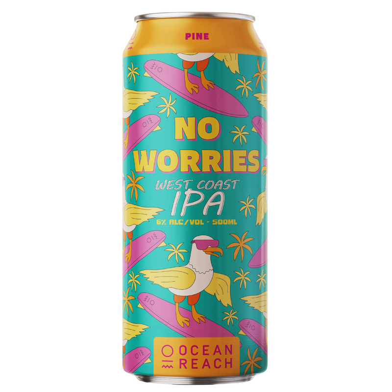 OCEAN REACH NO WORRIES WEST COAST IPA CAN 500ML