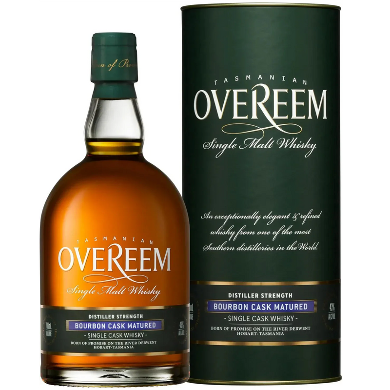 OVEREEM BOURBON CASK SINGLE MALT WHISKEY 43% 700ML