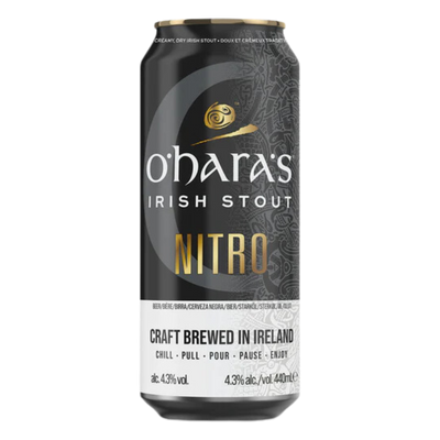 O'HARA'S NITRO IRISH STOUT 440ML CAN