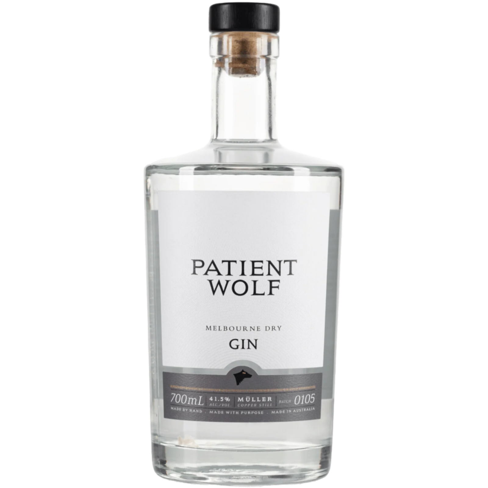 PATIENT WOLF DRY GIN 700ML