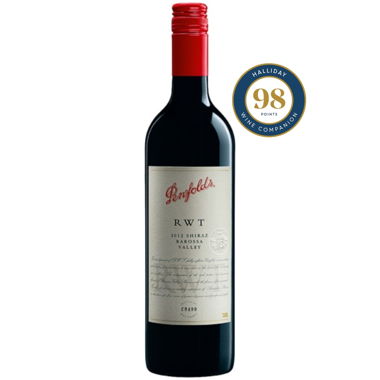 PENFOLDS RWT SHIRAZ 2012 750ML