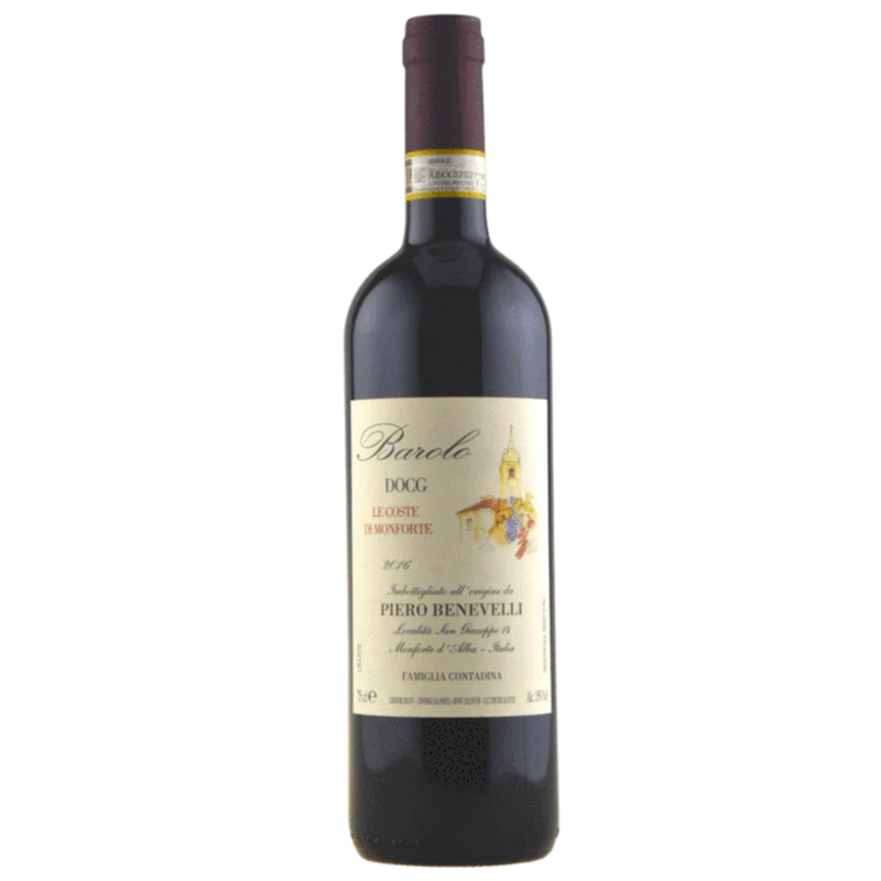 PIERO BENEVELLI LE COSTE DI MONFORTE  BAROLO 2018 750ML