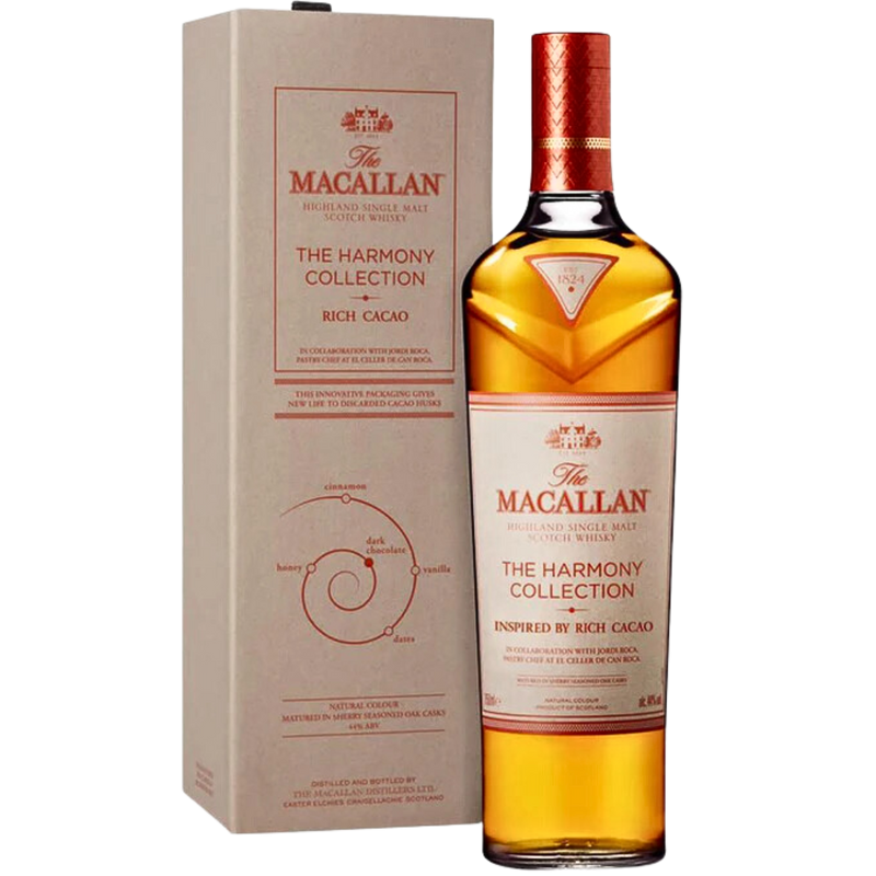 MACALLAN HARMONY COLLECTION 44% RICH CACAO WHISKY 700ML