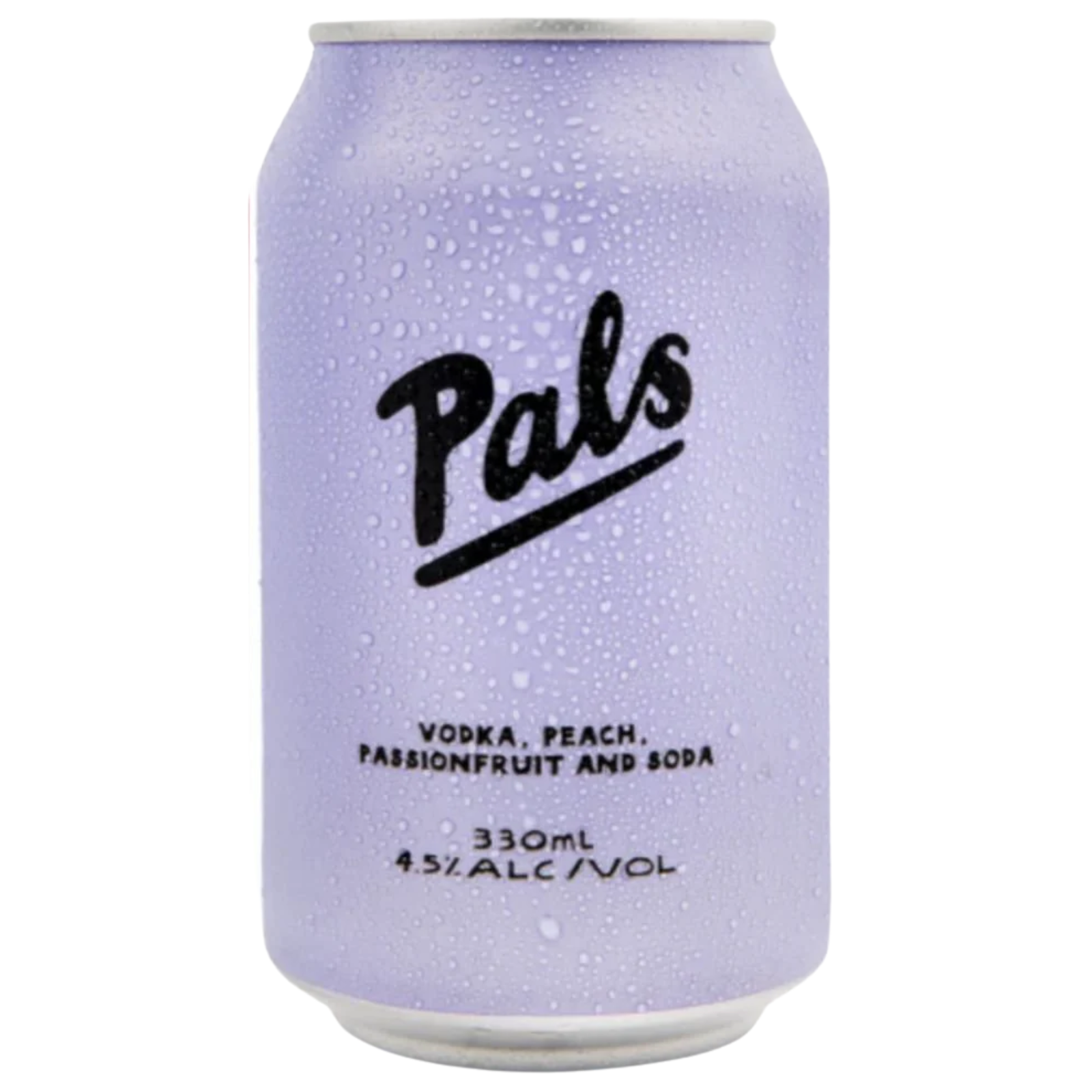 Pals Vodka Peach Passionfruit And Soda Can 330ml
