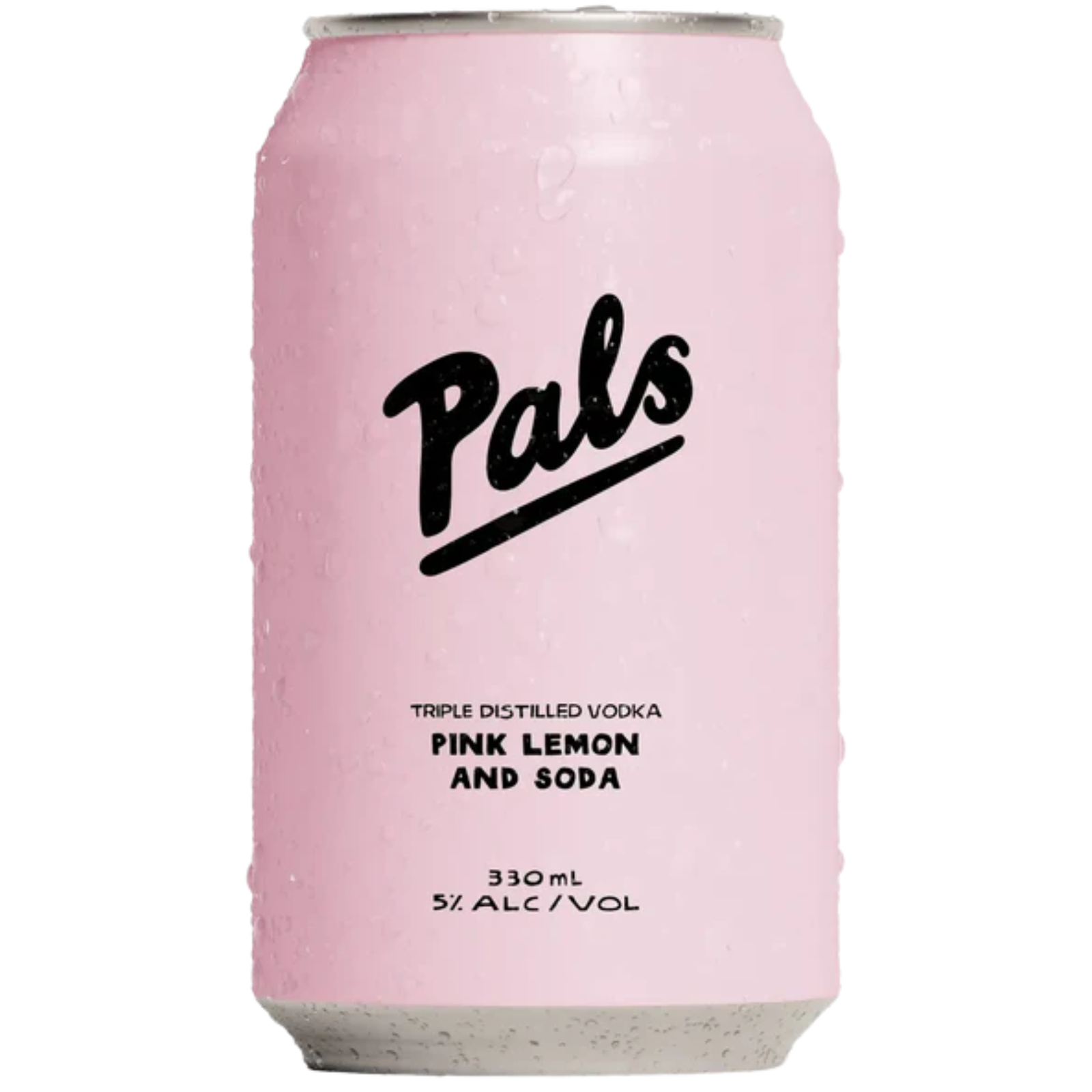 Pals Vodka Pink Lemon And Soda Can 330ml