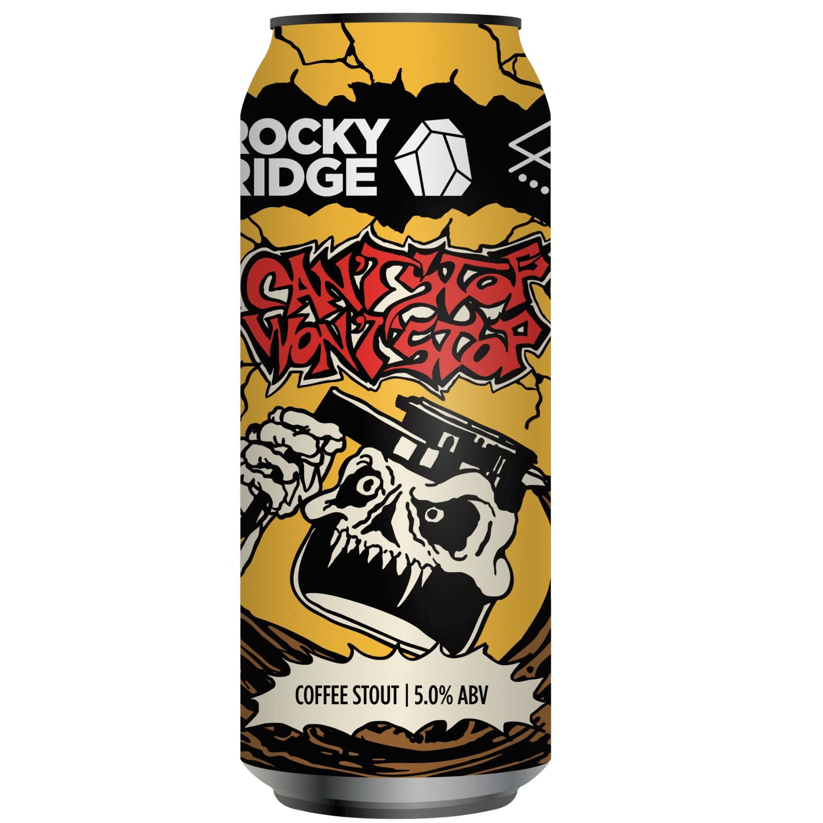 ROCKY RIDGE CAN'T STOP WON'T STOP COFFEE STOUT CAN 500ML