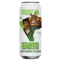 ROCKY RIDGE EARTH NEW WORLD PILSNER CAN 500ML